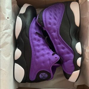 Jordan Kids Sneakers in Purple and Black - New in Box